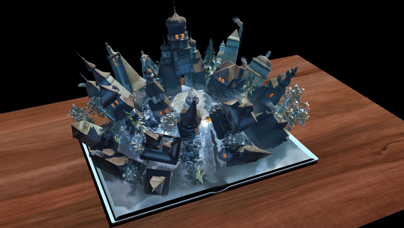 Village tableau WIP